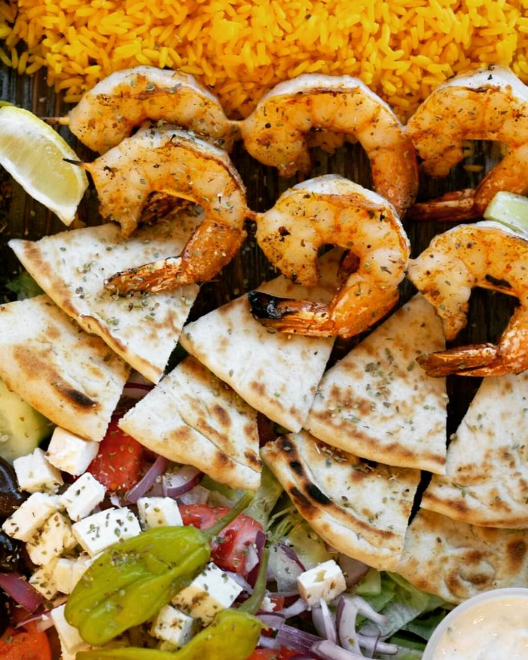 Grilled Shrimp Platter